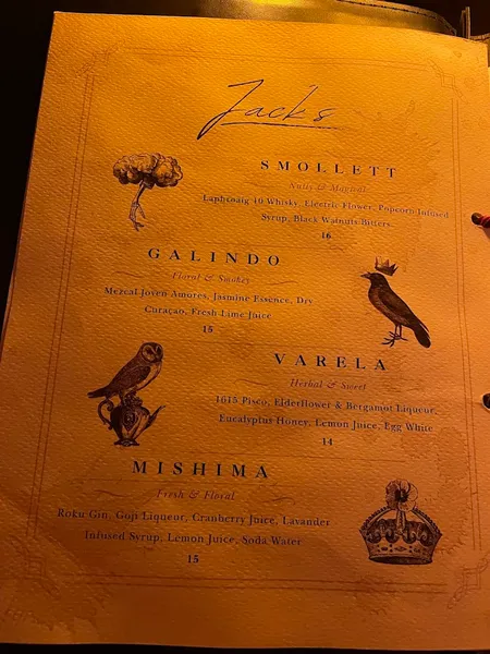 menu 1 of Jack´s Library