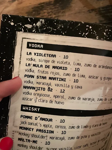 menu 2 of Lola 09