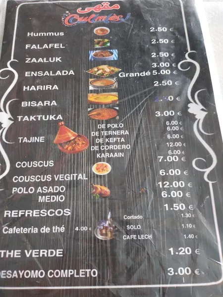 menu 0 of Cafetería Amir