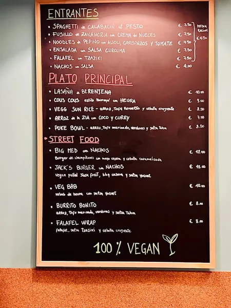menu 2 of Restaurante El Med Veg