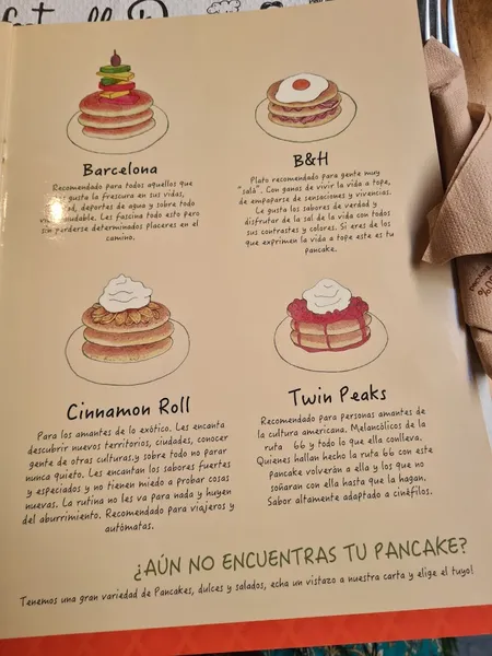 menu 1 of La Desayunería