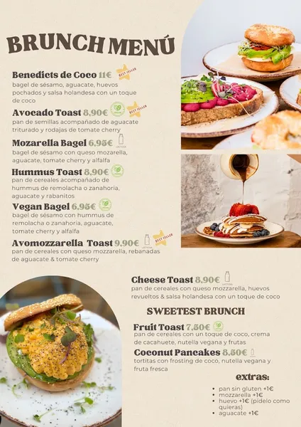 menu 0 of Coco House - Cocadas & Brunch Madrid