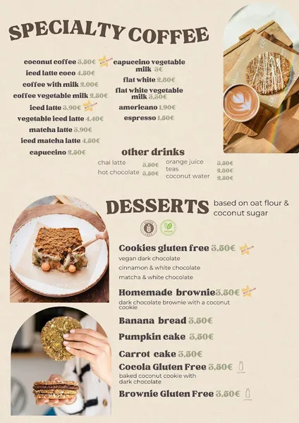 menu 1 of Coco House - Cocadas & Brunch Madrid