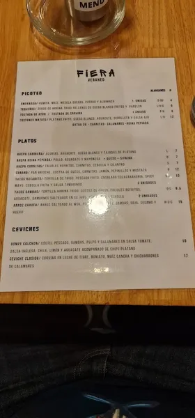 menu 2 of FIERA