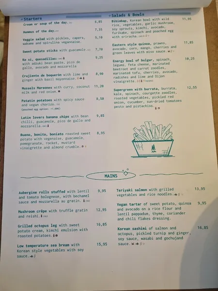 menu 0 of Mareando la Huerta