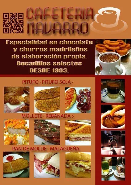 menu 2 of CAFETERÍA NAVARRO