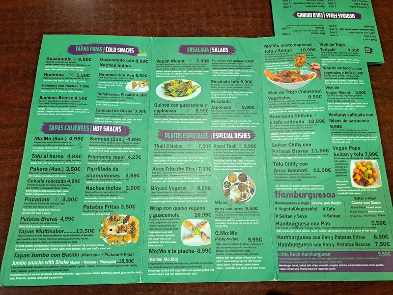 menu 0 of Vegan Mount - Restaurante Vegano