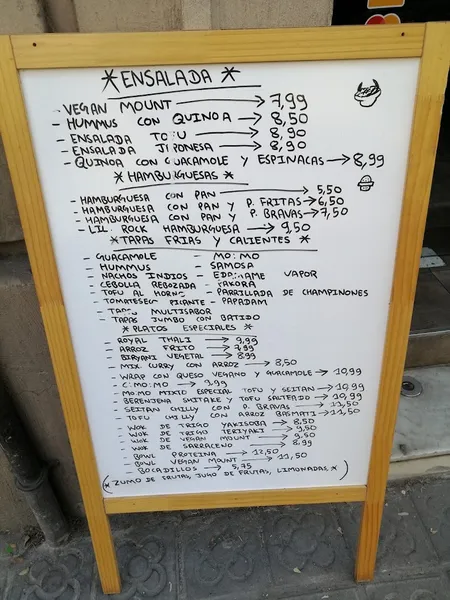 menu 2 of Vegan Mount - Restaurante Vegano