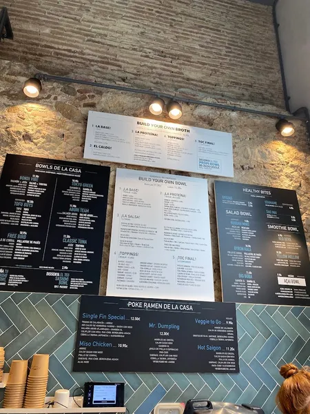 menu 1 of Poke Bowl Barcelona - Single Fin Sagrada Familia