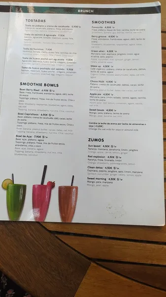 menu 0 of Green Kiss - Hospital Sant Pau