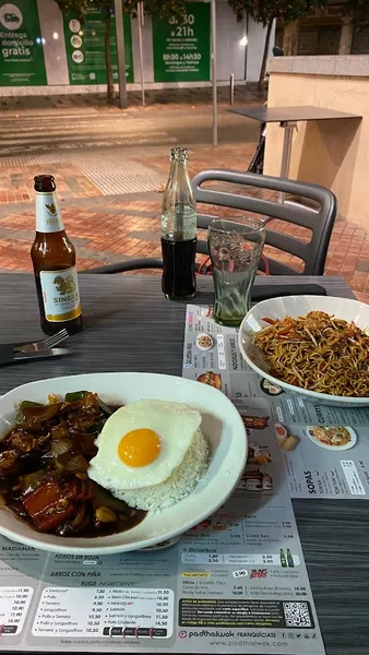 menu 2 of padthaiwok. Marbella