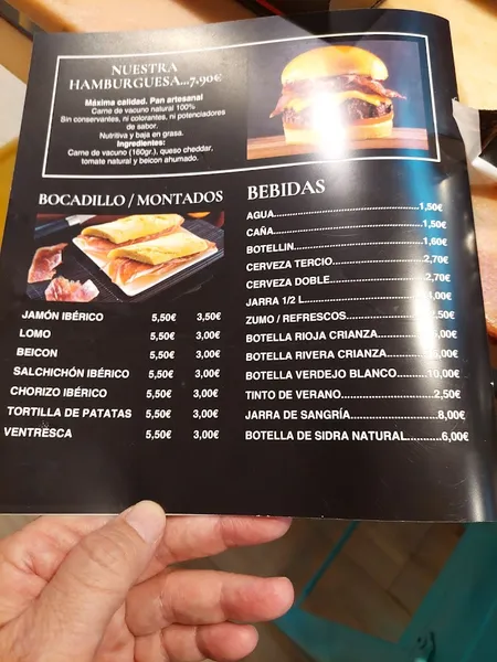 menu 0 of Croqueteria Focos