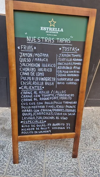 menu 0 of Cafeteria deRuben