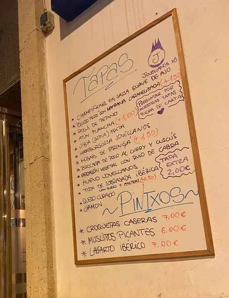 menu 0 of JOVELLANOS 16.