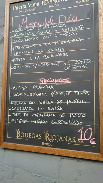 menu 2 of El Rinconcito de Juan