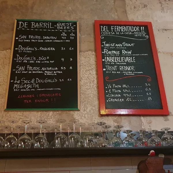 menu 1 of Brew Pub Le Sec