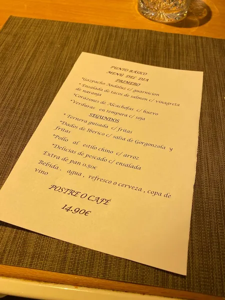 menu 1 of Punto Básico