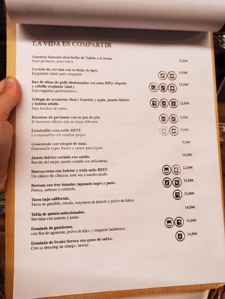 menu 1 of Restaurante BEST Princesa