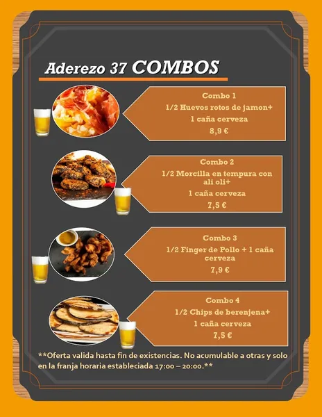menu 0 of Aderezo 37
