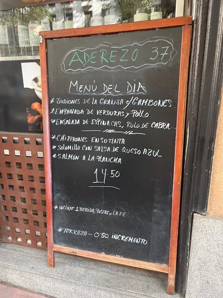 menu 2 of Aderezo 37