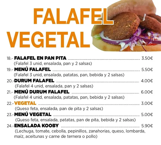 menu 0 of Kebab & Pizza Kooby Grill