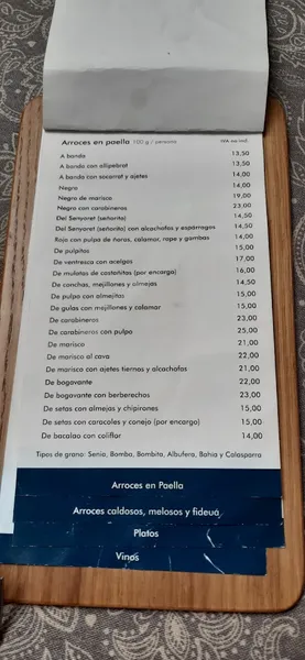 menu 2 of Otaola