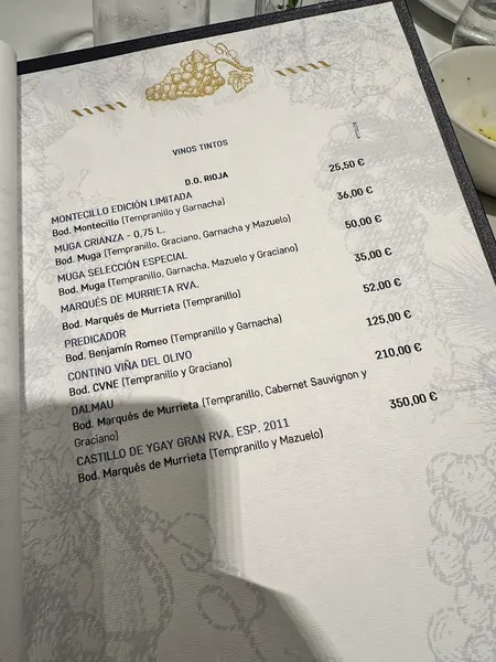 menu 0 of La Isla Restaurante