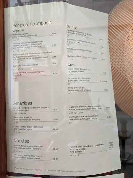 menu 2 of RESTAURANTE SALERO