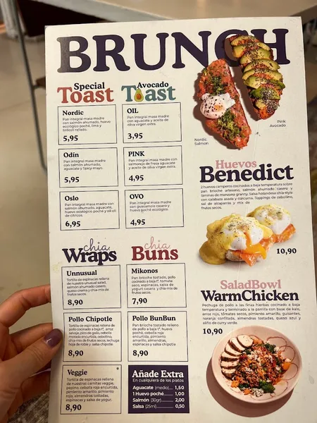 menu 1 of Chia restaurante