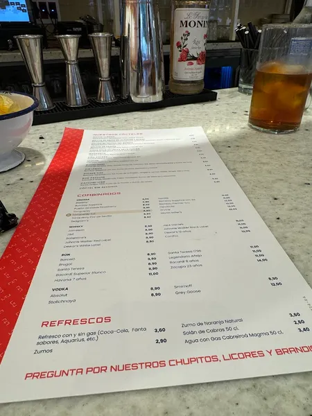 menu 0 of Lateral Galileo