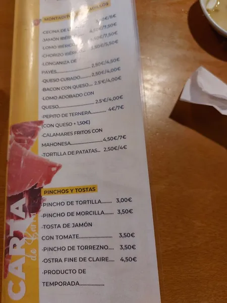 menu 2 of Casa Mundi