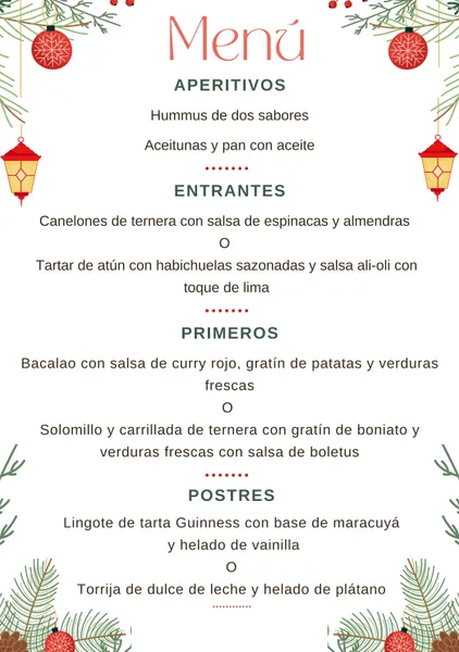 menu 0 of Restaurante Vino Mío