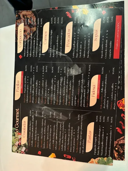 menu 1 of El Gosto del Gourmet