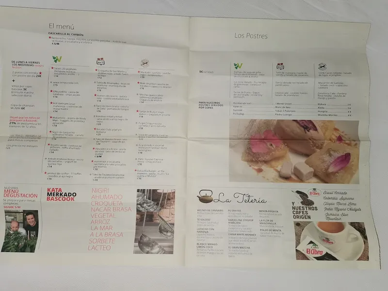 menu 0 of Bascook - Restaurante en Bilbao