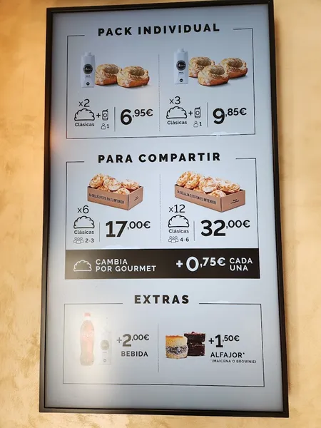 menu 1 of Empanadas Malvón