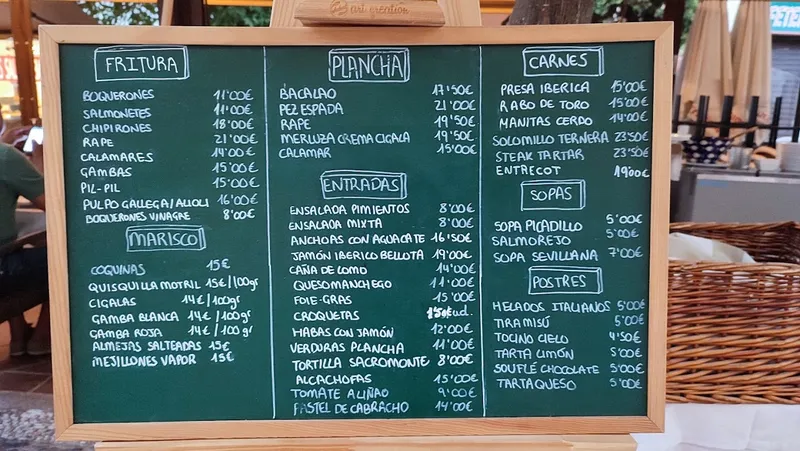 menu 0 of Restaurante Oliver