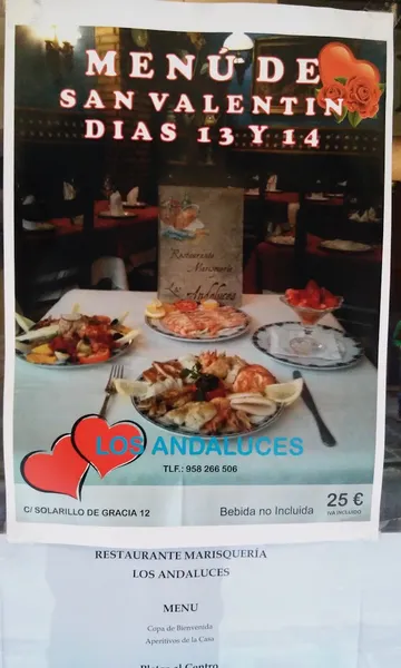 menu 2 of Los Andaluces