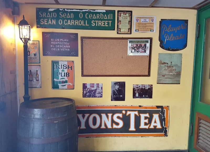 menu 2 of The Michael Collins Irish Pub