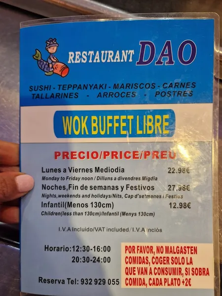 menu 0 of Wok Dao