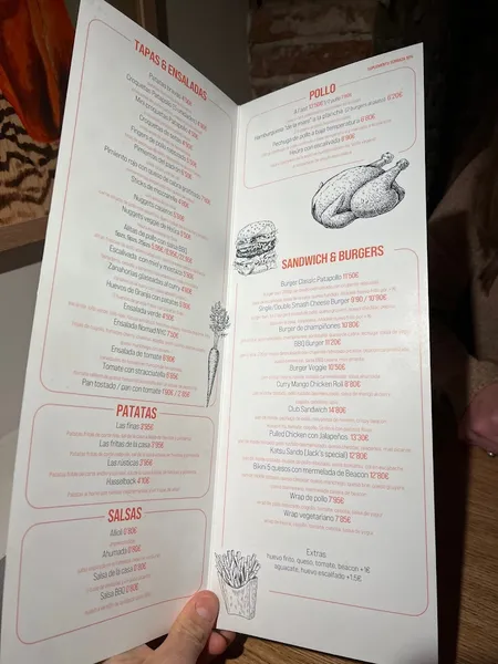 menu 0 of Pata pollo restaurantes