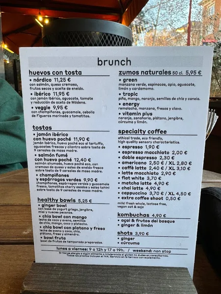 menu 1 of Secrets Bonanova