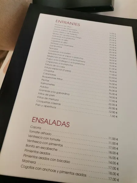menu 0 of Restaurante Montero Cazorla Alcala 261