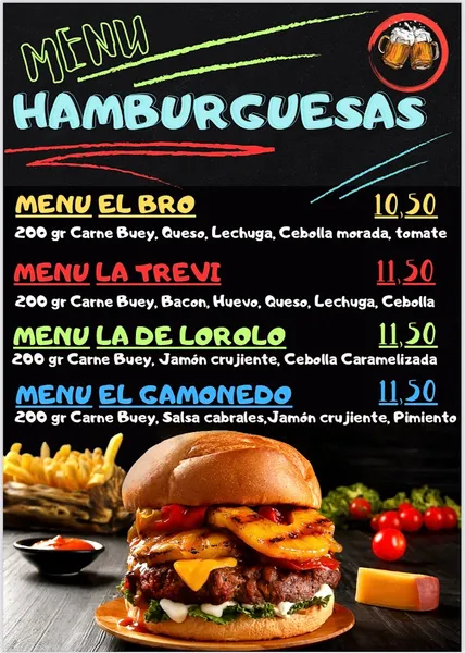 menu 2 of La sidrina de meller