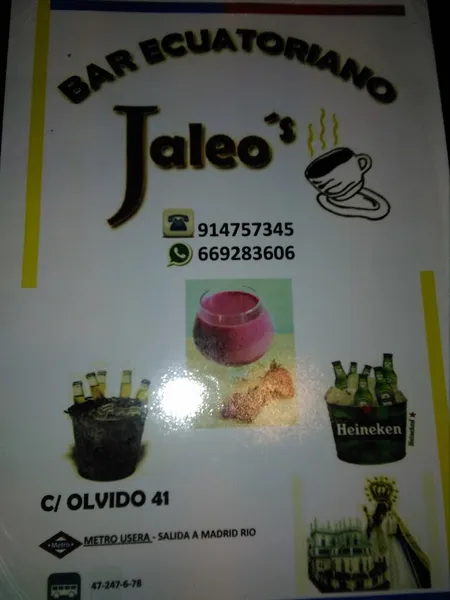 menu 1 of Jaleos