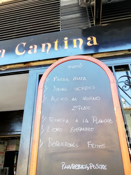 menu 0 of Restaurante La Cantina