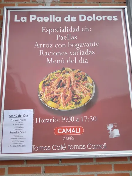menu 0 of Bar Restaurante La paella de plaza