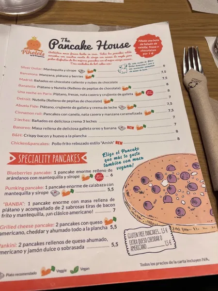 menu 2 of La Desayuneria