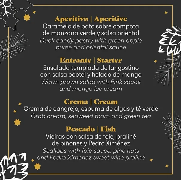 menu 0 of Restaurante "Aparicio's"