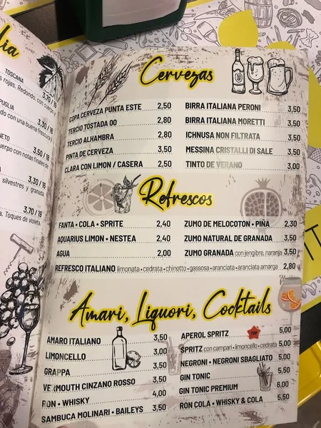menu 2 of Mercato Italiano Restaurante Pizzeria