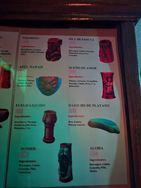 menu 2 of Bora-Bora Madrid